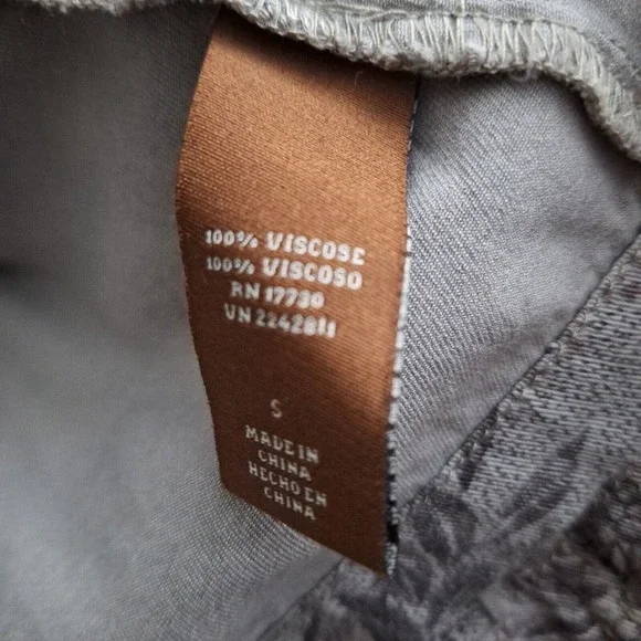 Knox Rose Cardigan Small Floral Gray Black Cover Topper Duster Lightweight Tie - Picture 8 of 8